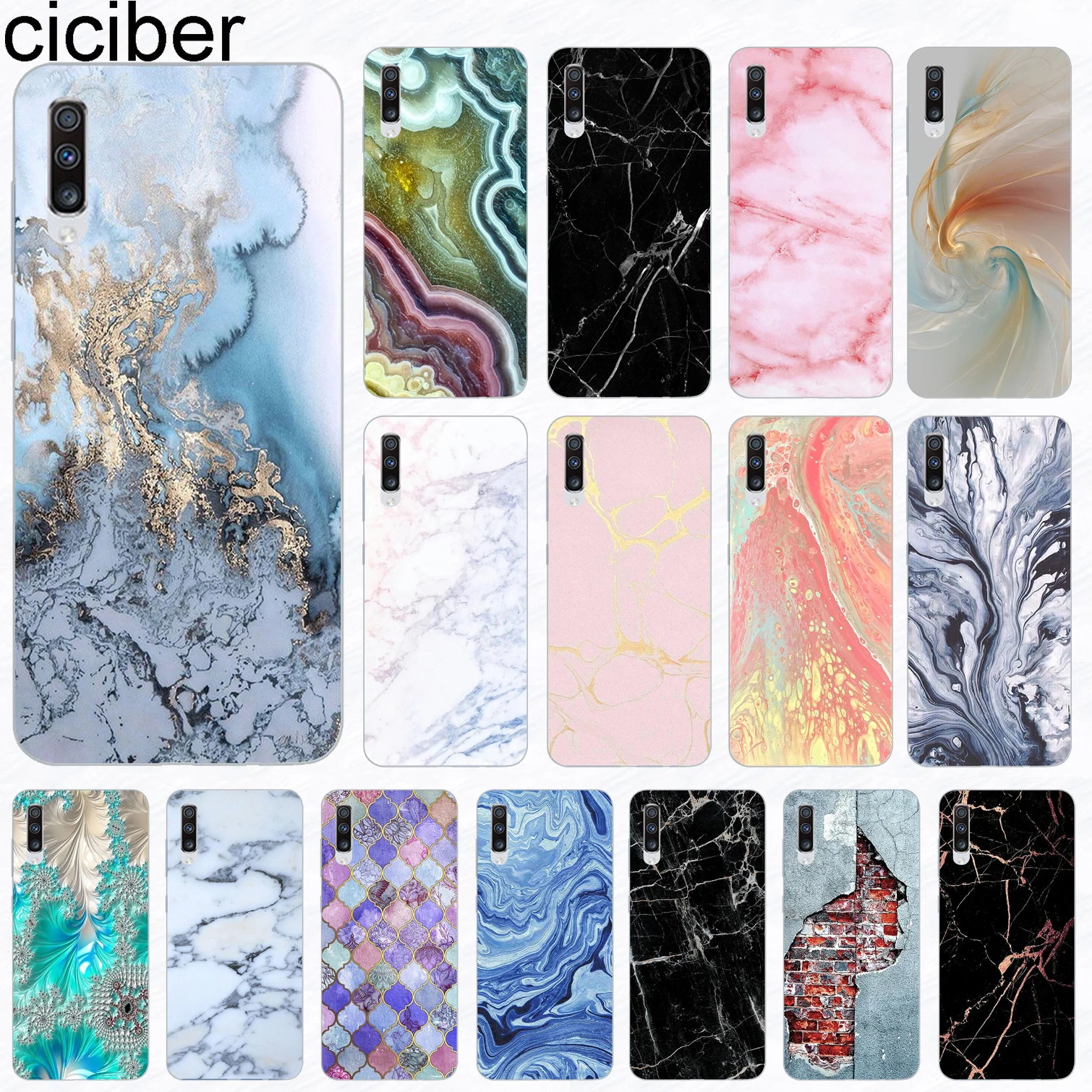 Силиконовый чехол ciciber для Samsung Galaxy A51 S20 A71 A50 A70 A80 A90 A40 A30 A20 A60 A10 A20e Ultra Plus|Бамперы| |