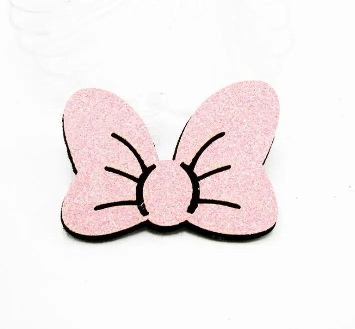 20 шт 6*4 3 см Микки галстук-бабочка горный хрусталь аппликации для ремесло одежда