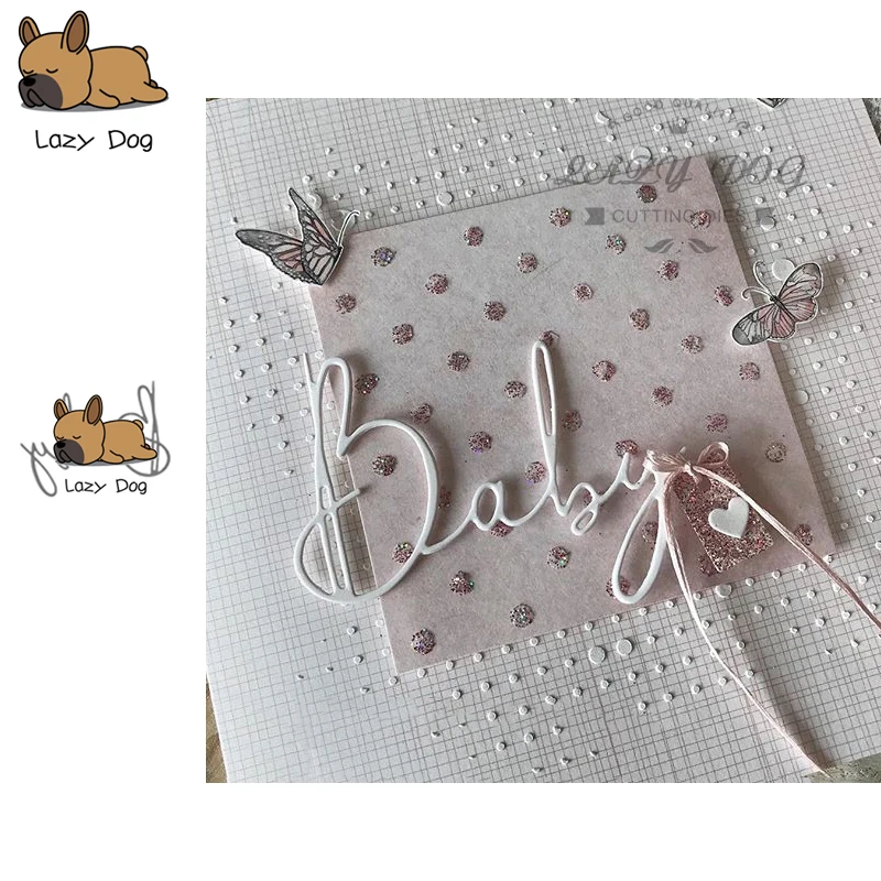 Детские слова буквы металлические Вырубные штампы искусство сделай сам