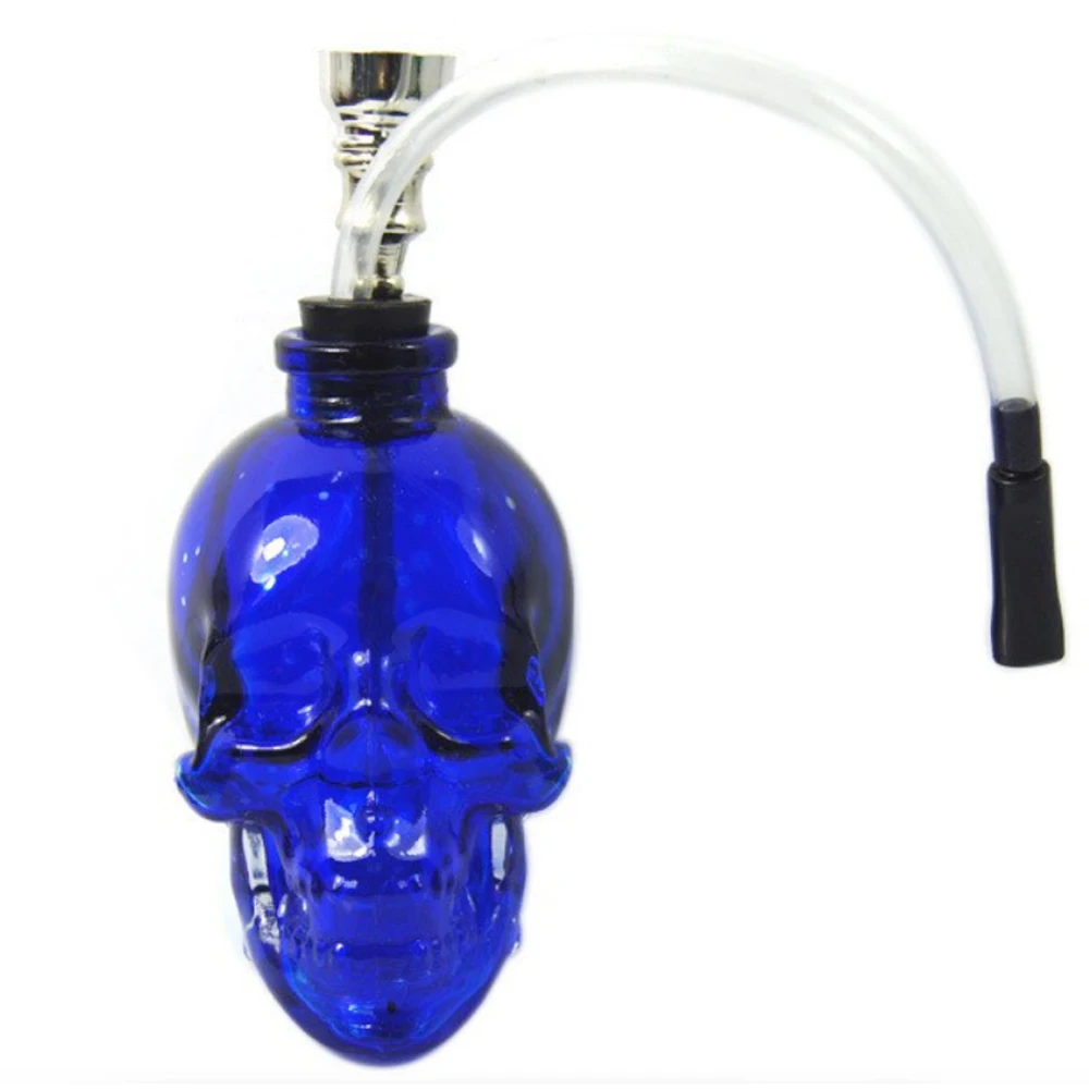 

7 Pcs Skull Shape Glass Pipe Smoking Herb Tobacco Pipes Pipa Tubo Grinder Cigar Shisha Chicha Tool Cigarette Smoke Accessories