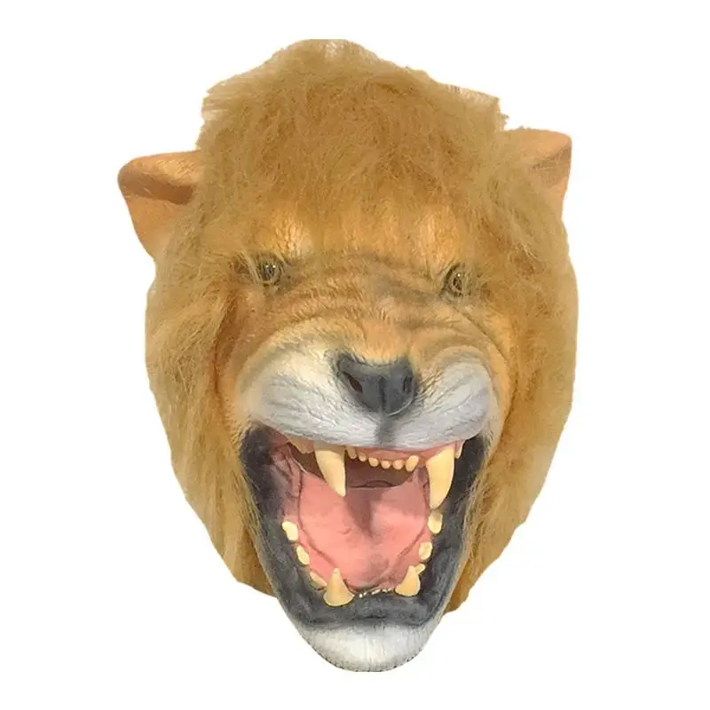 1 шт. маска льва в форме животного головной убор милый с головой дом привидениями