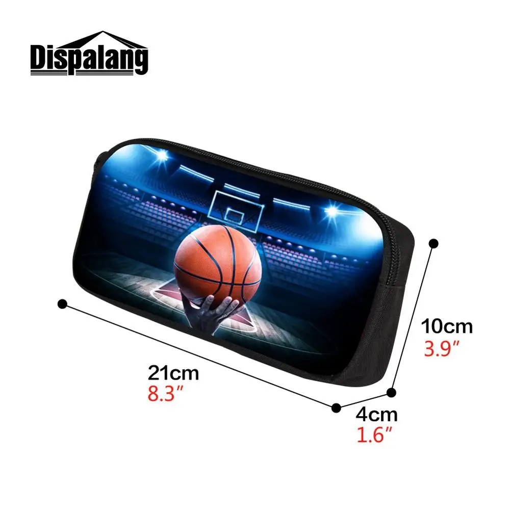 Чехол для карандашей с принтом волка мальчиков маленький школьный футляр ручек и