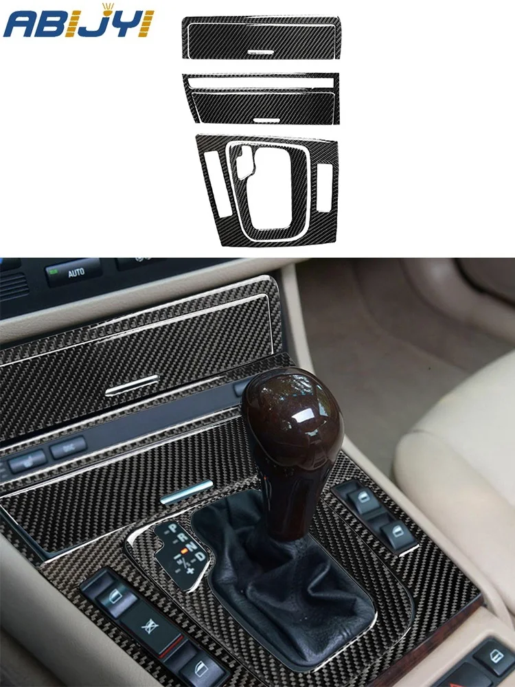 

High Quality and 100% Brand New Carbon Fiber Car Stickers Fit For BMW 3 Series E46 1998-2005 Black