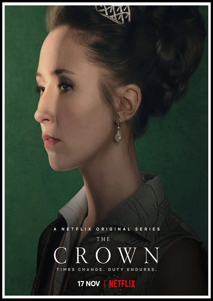 The Crown Season 3 американская ТВ-серия ретро винтажная наклейка домашнее искусство