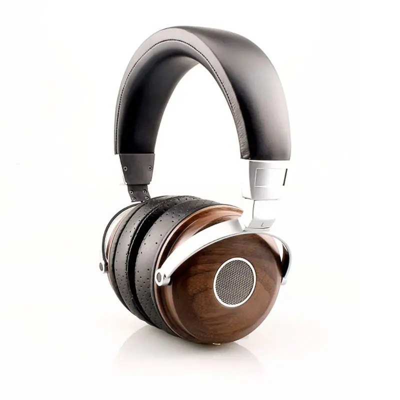 

3.5mm Stereo Wooden Over-ear Earphone Headphone Headset for PC Cellphone Tablet