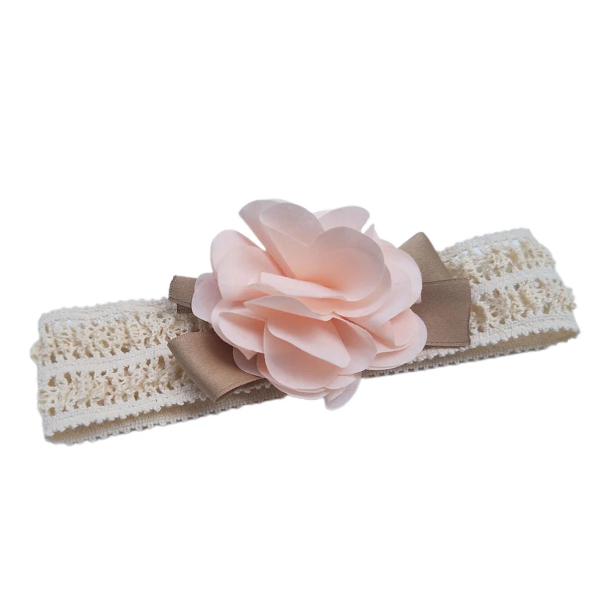 

0-3Y Baby Girls Headband Flower Lace Patchwork Headband Elastic Hair Accessories for Girls Kids Headwear Mesh Headbands