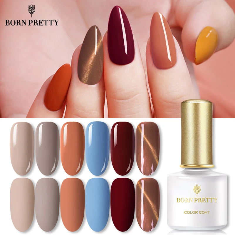 Базовый Цветной Гель лак для ногтей BORN PRETTY цветной гель серии s Магнитный