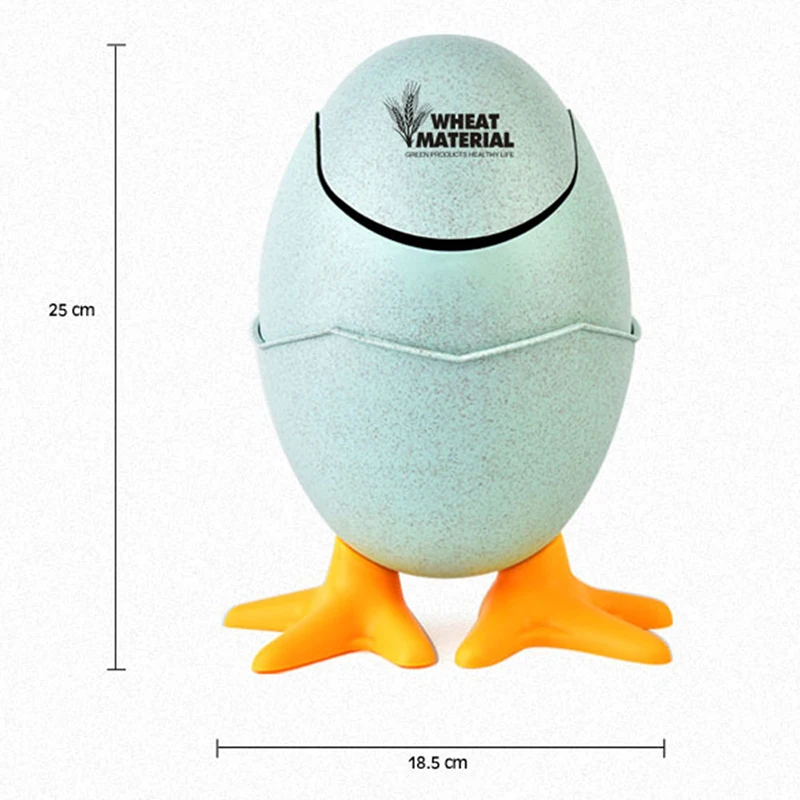 

Desktop Multi-purpose Egg-type Garbage Storage Home Portable Candy Storage Creative Irregular Shape Pen Holder Mini Trash Can