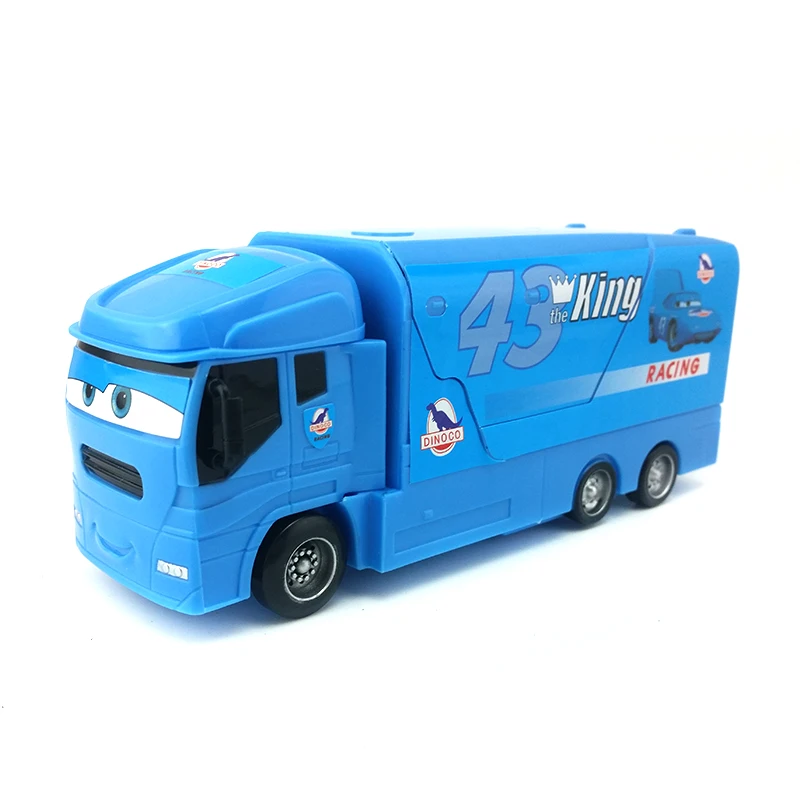Disney Pixar тачки № 43 King Truck Mack Launcher пластиковая игрушка для автомобиля 1:55 модель