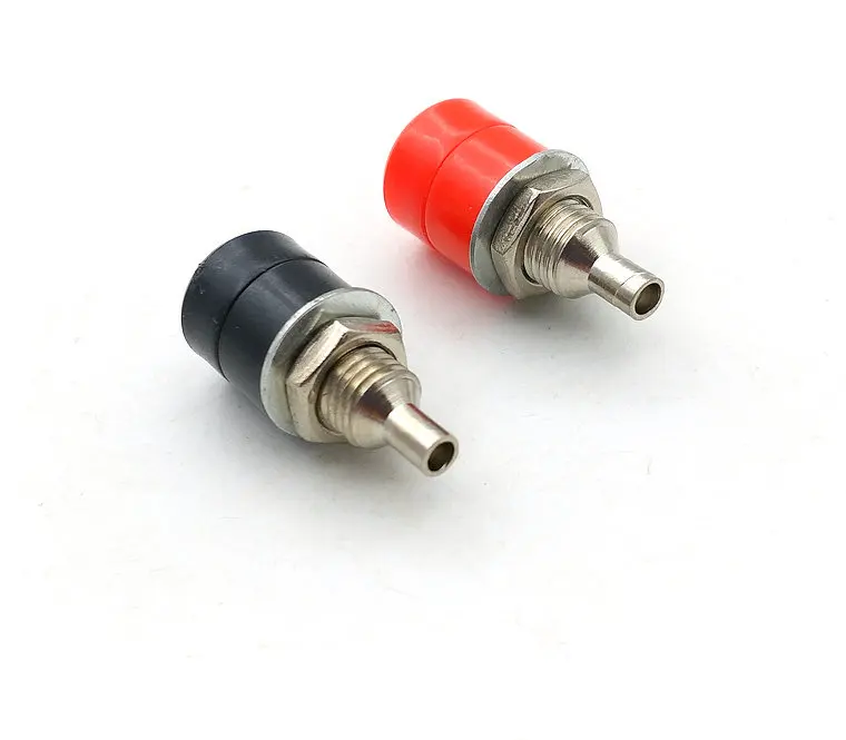 10 шт. латунный разъем типа банан Соединительный штырь для 4 мм измерительный