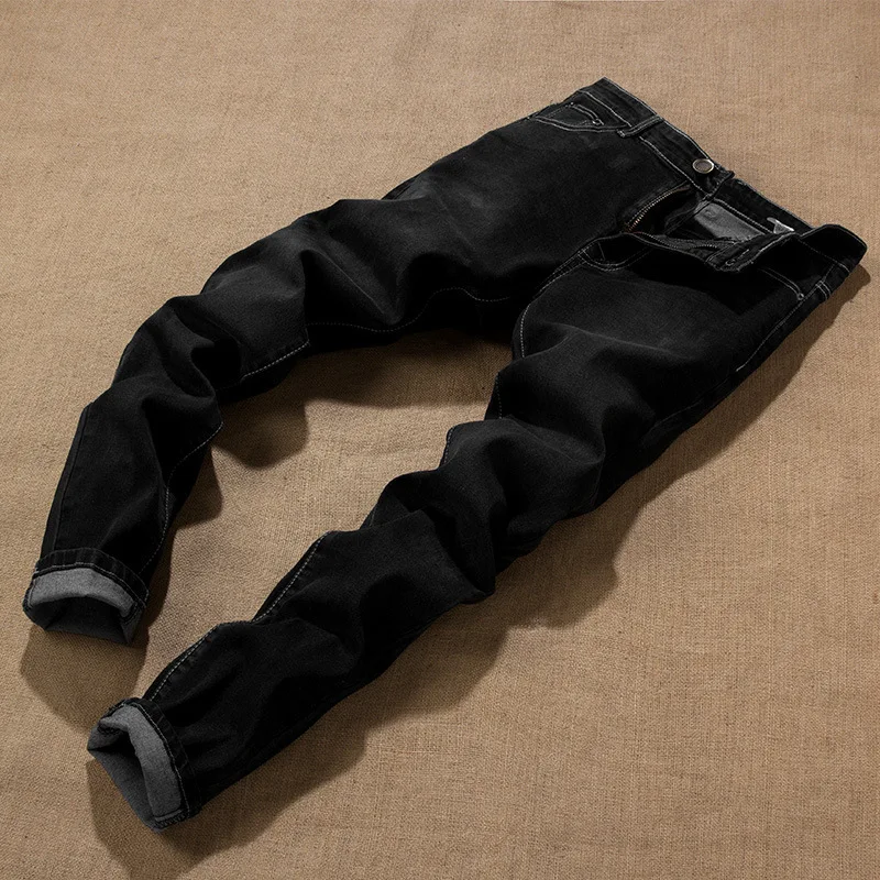 Очень большие супер широкие мужские деловые Свободные повседневные Черные синие