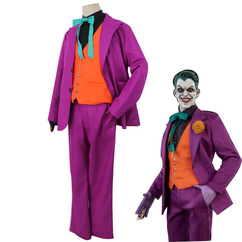 Красный фильм Joker Joaquin Phoenix Arthur Fleck аниме маскарадный костюм костюмы вечерние на