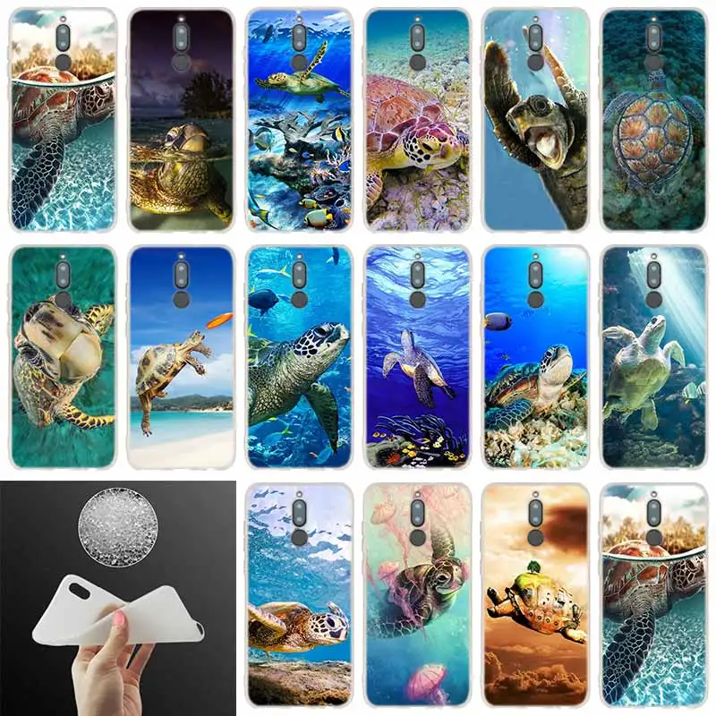 Мягкий силиконовый чехол черепаха для Huawei Mate 30 20 10 Lite pro 20X 30lite Cover nova 5i 5z 4 3 3i Fashion Cases