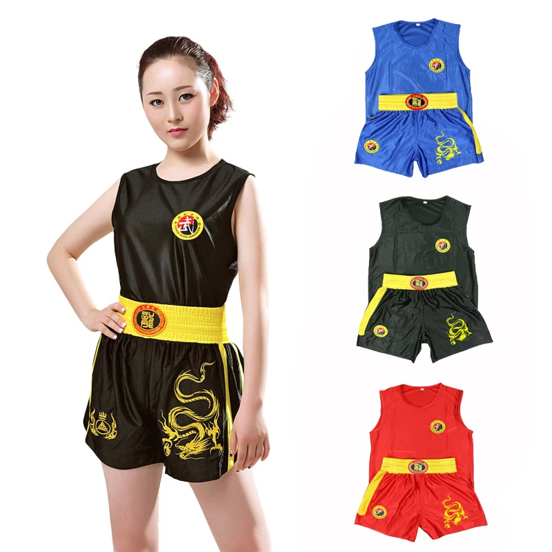 2 шт./компл. мужские и женские быстросохнущие боксерские костюмы однотонные ММА