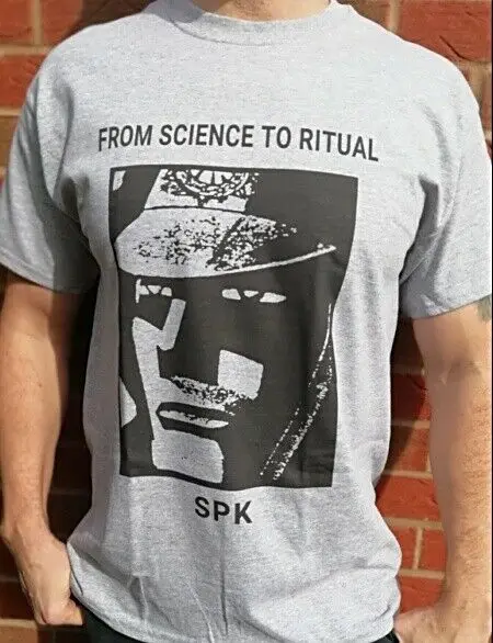 Spk наука-ритуал футболка музыка Индустриальный тароббинг гристл экстракт ТВ S061 |