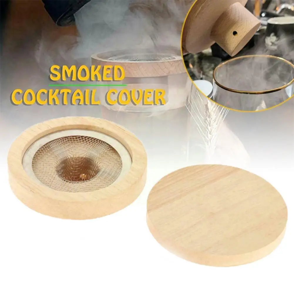 

Деревянный чехол для коптильни, Принадлежности для бара, коктейли, инструменты для оптовой продажи, чехол для рождественского подарка, чехо...