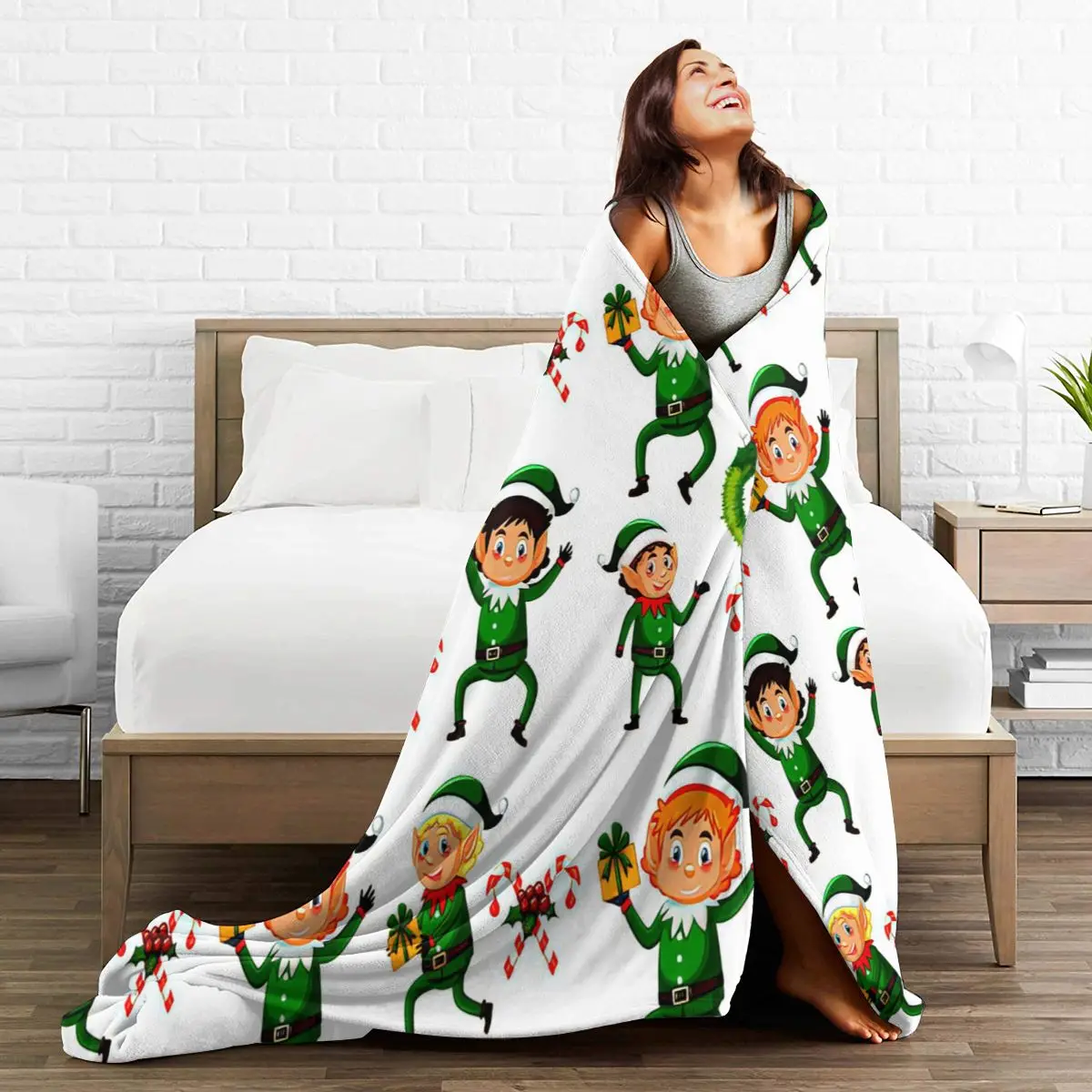 

Cartoon animal blanket blanket plaid jigsaw sublimation cartoon bedding flannel children's and adult bedroom decor 05