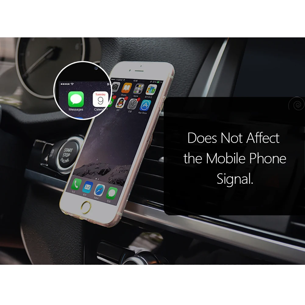 4 шт. Сменные круглые клейкие металлические пластины для магнитного держателя на