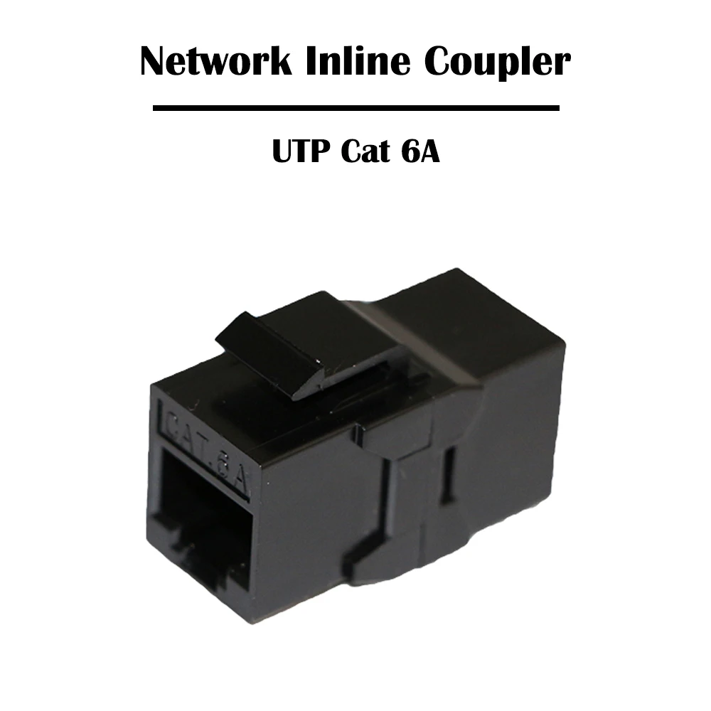 Сетевой встраиваемый соединитель UTP Cat 6A 10 шт./лот гнездо-гнездо Keystone Jack RJ 45 порт