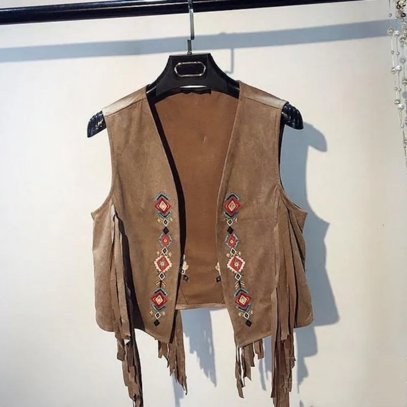 Новый Этнический стиль вышивка цветочный искусственная кожа женская куртка с