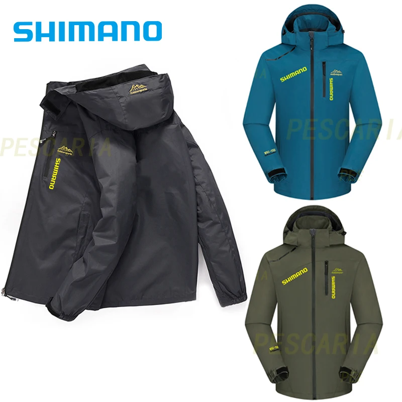 

Shimano Fishing Jacket Thin Windbreaker Waterproof Windproof for Fishing Clothing Men's Autumn Breathable Sport Fishing Clothes