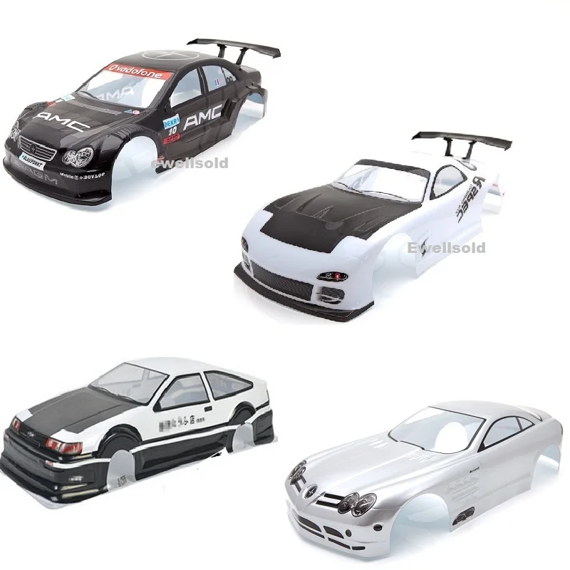 

RC 1:10 Scale On-Road Drift Car Painted PVC Body Shell 190MM/195MM/200MM,Body Shell 94123 94122 94103