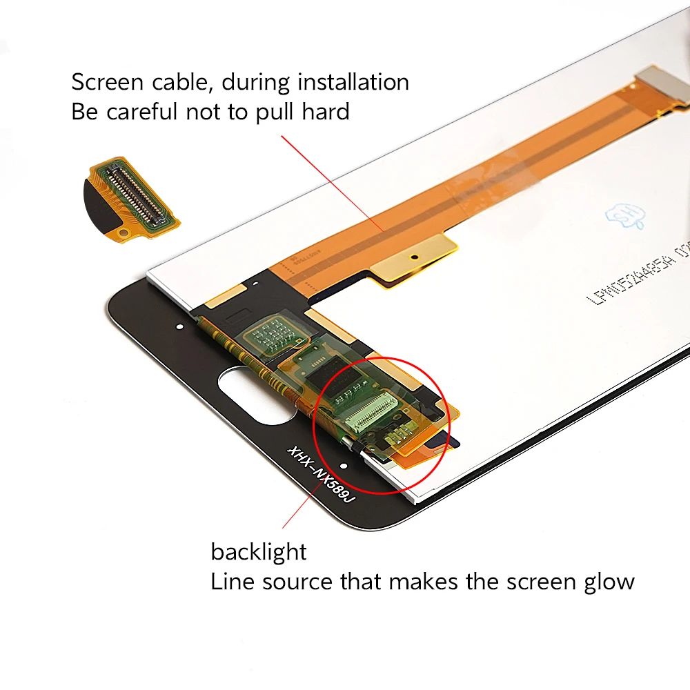 original 5 2 zte nubia z17 mini s nx589j lcd display touch screen digitizer assembly for z17 minis nx589h display replacement free global shipping