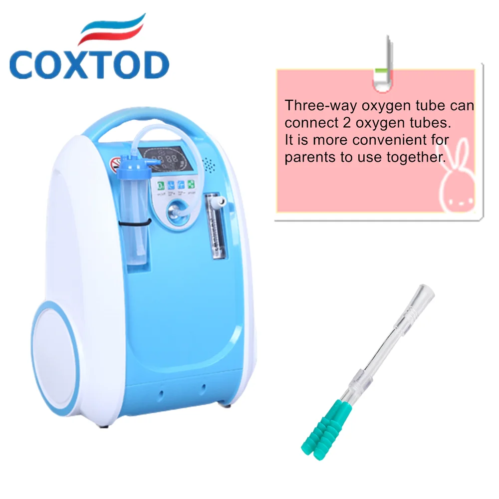 

1-5L home use oxygen concentrator O2 generator household oxygen machine Double oxygen outlet