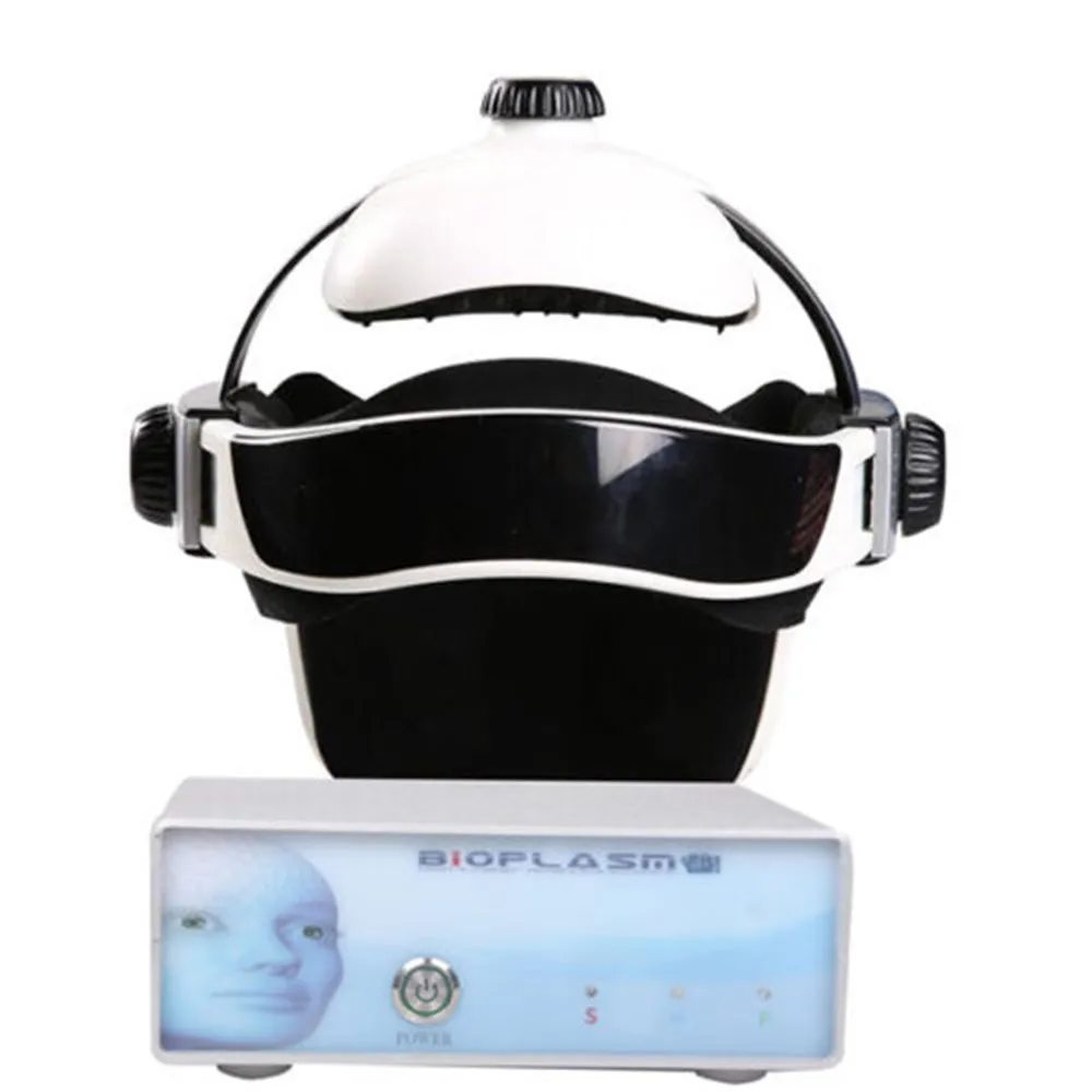 

JYtop New Non-linear Analysis System Bio-resonance 9DNLS Body Health Analyzer With Massage Helmet White