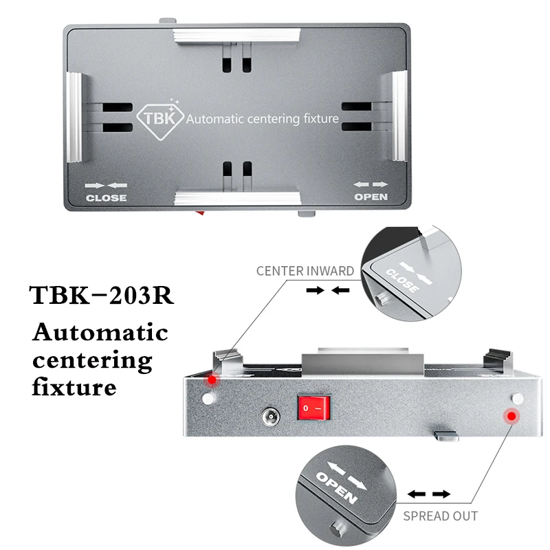 

Автоматический зажим TBK 203R, лазерная машина TBK 958B 958C 958 м, инструмент для фиксации крышки аккумулятора Iphone