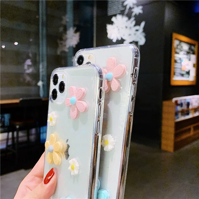 Свежий цветок мобильный телефон чехол для iphone 11 7 8 6 x xr pro max xs силиконовый