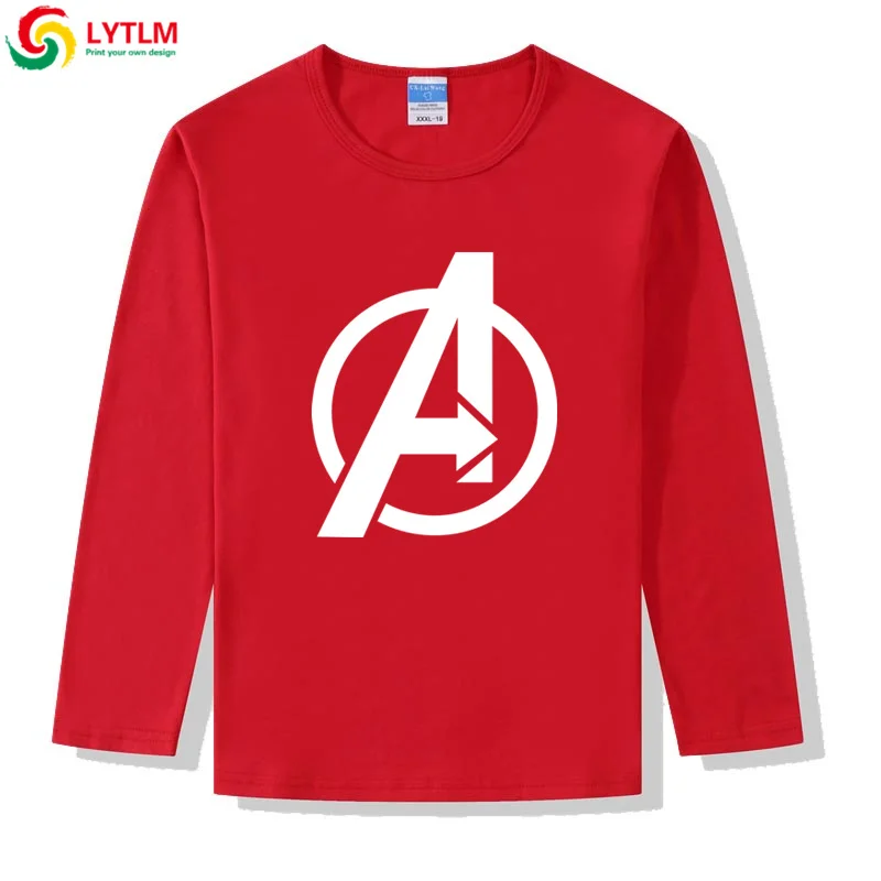 LYTLM Marvel/футболка для мальчиков, Мстители 4, детская одежда для девочек, 9 Camisetas, зимние топы с длинными рукавами для мальчиков, осень, Детская рубашка