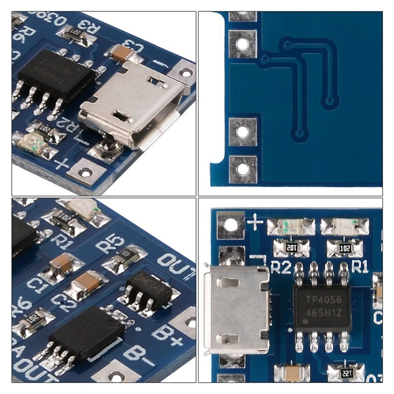 5 шт. 1A 5В Micro-USB TP4056 литиевая батарея зарядное устройство плата модуль TE420 |