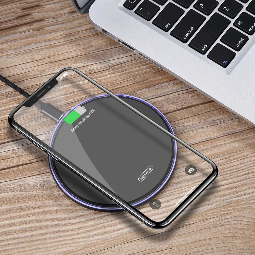 

20W Qi Wireless Charger For iPhone 12 11 XS X XR 8 Airpods Pro Induction Fast Charging Pad For Samsung S21 S20 Xiaomi mi 11 10 9