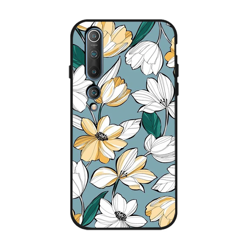 

Flower Real For Xiaomi Redmi Note 10 9 8 7 9T 8T Pro MAX 9A K40 MI Note 11 10 9 10T Pro SE F3 X3 Soft Silicone TPU Phone Fundas
