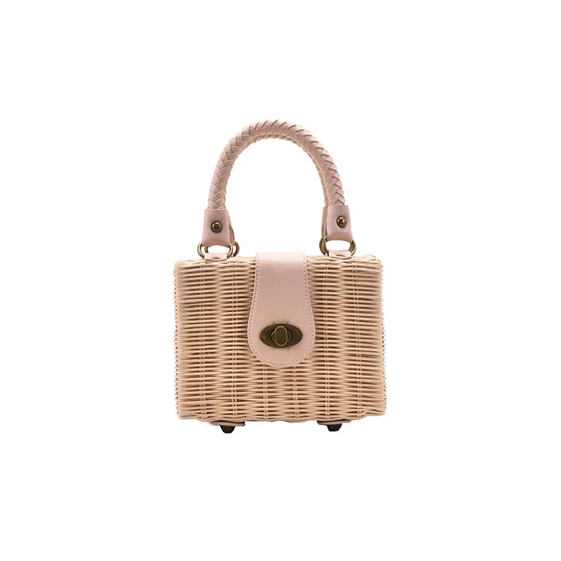 

Crossbody Mini Straw Shoulder Bags for Women 2021 Branded Summer Luxury Handbags and Purses Beach Totes Fashion