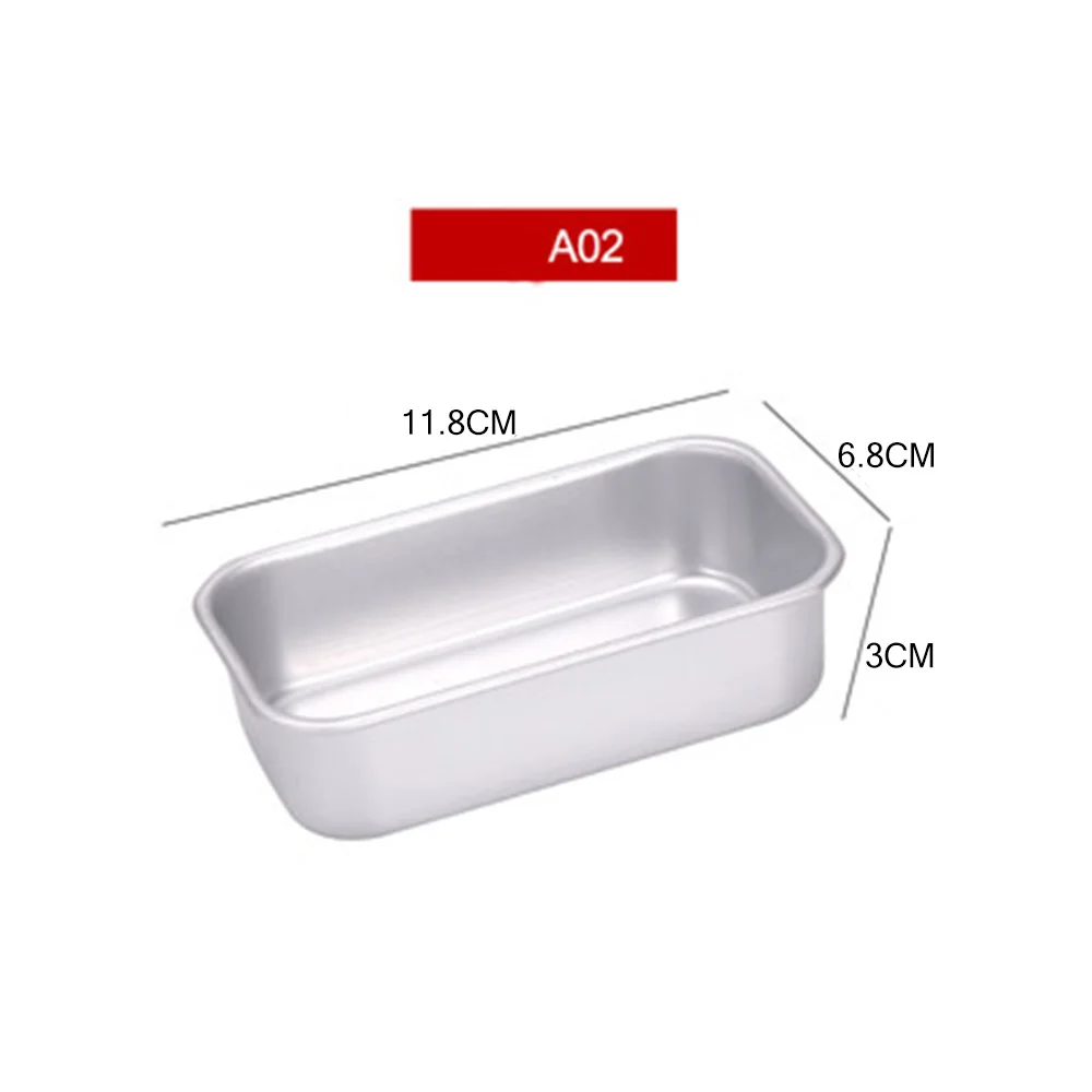 Bakeware Bread Toast Baking Pan Aluminum Alloy Rectangle Cake Mold Non-stick Lightweight Easy To Clean |