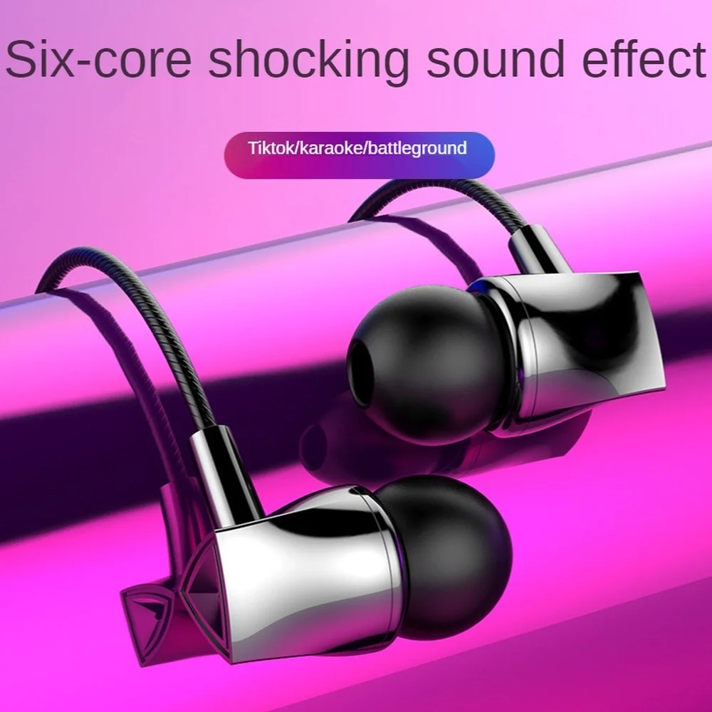 

Wired Headphones with Bass Earbuds Stereo Earphone Music Sport Gaming Headset with Mic for Xiaomi IPhone Huawei Samsung Earphone