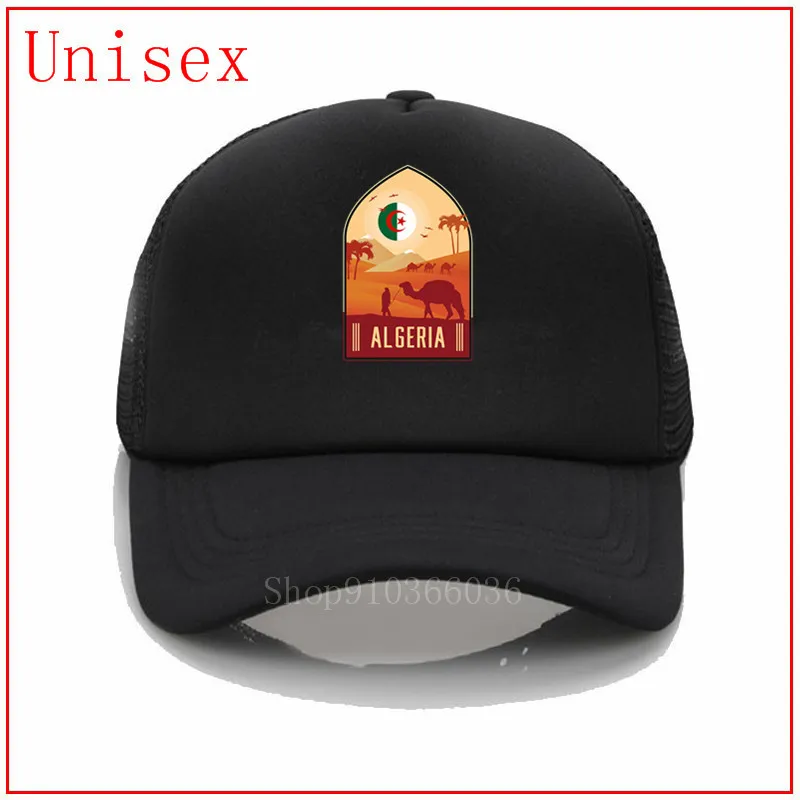 Шляпа бейсболка с флагом Алжира для мужчин и женщин шляпа сетчатым верхом от