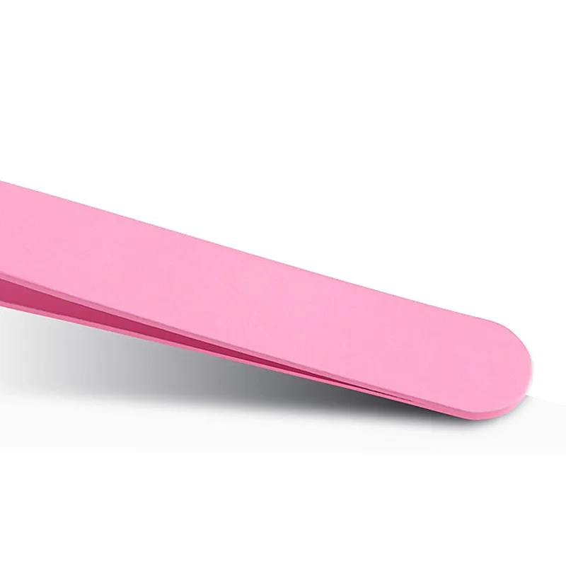 Розовый цвет бровей Пинцет волос Красота с наклоном заколкой для Съемник