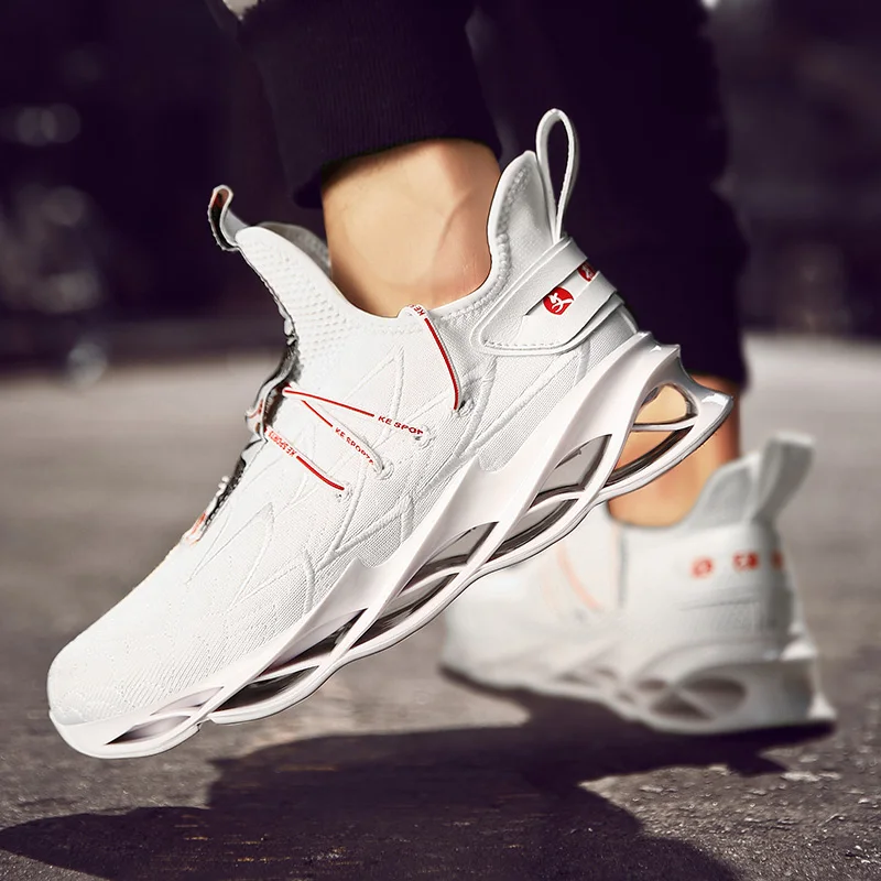 

New Running Shoes for Men Blade Sneakers Cushioning Outdoor Sport Shoes Jogging Athletic Shoes Male Trainer Zapatillas Hombre