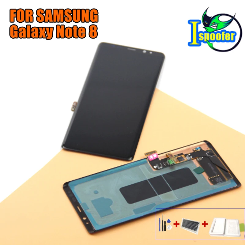 AMOLED дисплей 6 3 дюйма с ЖК дисплеем для SAMSUNG Galaxy Note 8 N9500 N950F N900D N900DS сенсорный экран