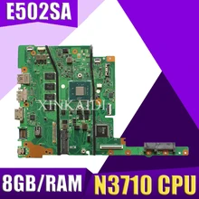 XinKaidi  with N3710 CPU 8GB/RAM E502SA E402SA laptop Motherboard For ASUS E502S E502SA E402S E402SA  Motherboard