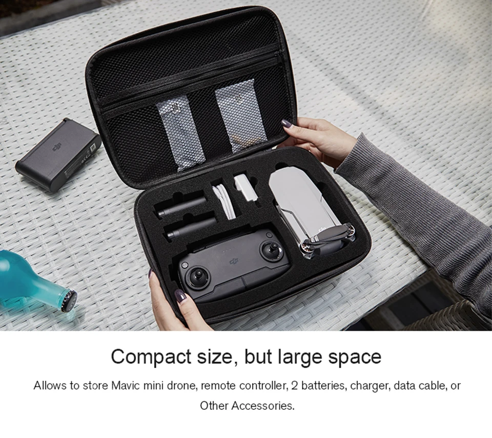 DJI Mavic мини сумка для хранения дорожный Чехол для переноски противоударный наплечный мешок для DJI MAVIC Mini Drone MT1SS5 Fly больше комбо