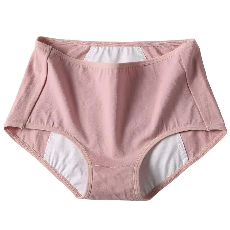 Менструальные трусики, хлопковые трусики для женщин, majtki damskie, culotte menstrumle culotte femme taille haute calcinha feminina majtki - Цвет: Фуксия