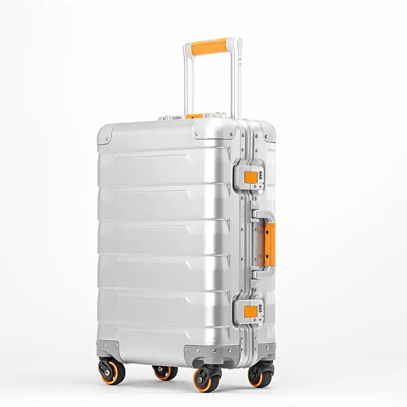 CARRYLOVE 2" 24" дюймов Топ алюминиевый чемодан spinner Колеса Кабина тележки для багажа для путешествий