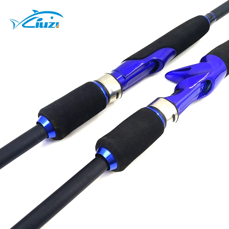 Carbon Spinning Fishing Rod M Power Hand Fishing Tackle Lure Rod Lure Wt:50-100lb Heave Strong Boat 2.7m Winter fishing