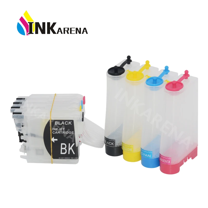 Пустая чернильная система INKARENA для Brother LC 65 40 71 73 75 XL СНПЧ MFC J615W J615WWIFI J615N 670CD 670CDW 675CD