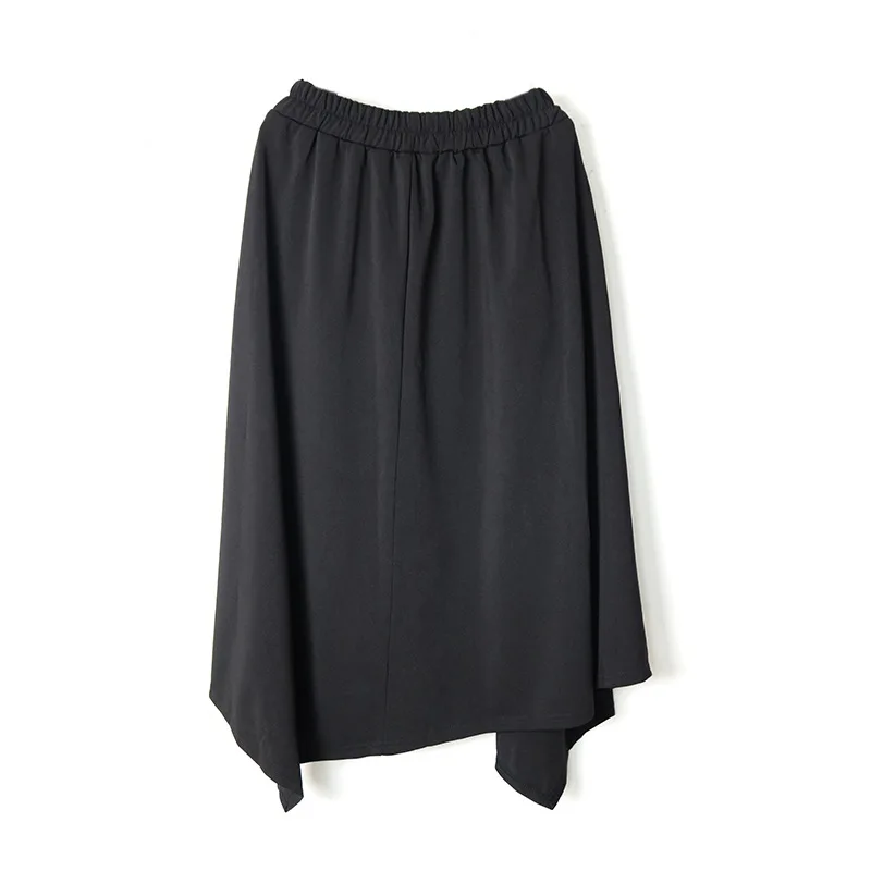 

XITAO Patchwork Pocket Irregular Skirt Women 2020 Autumn Casual Fashion New Style Temperament All Match Women Clothes ZP3467