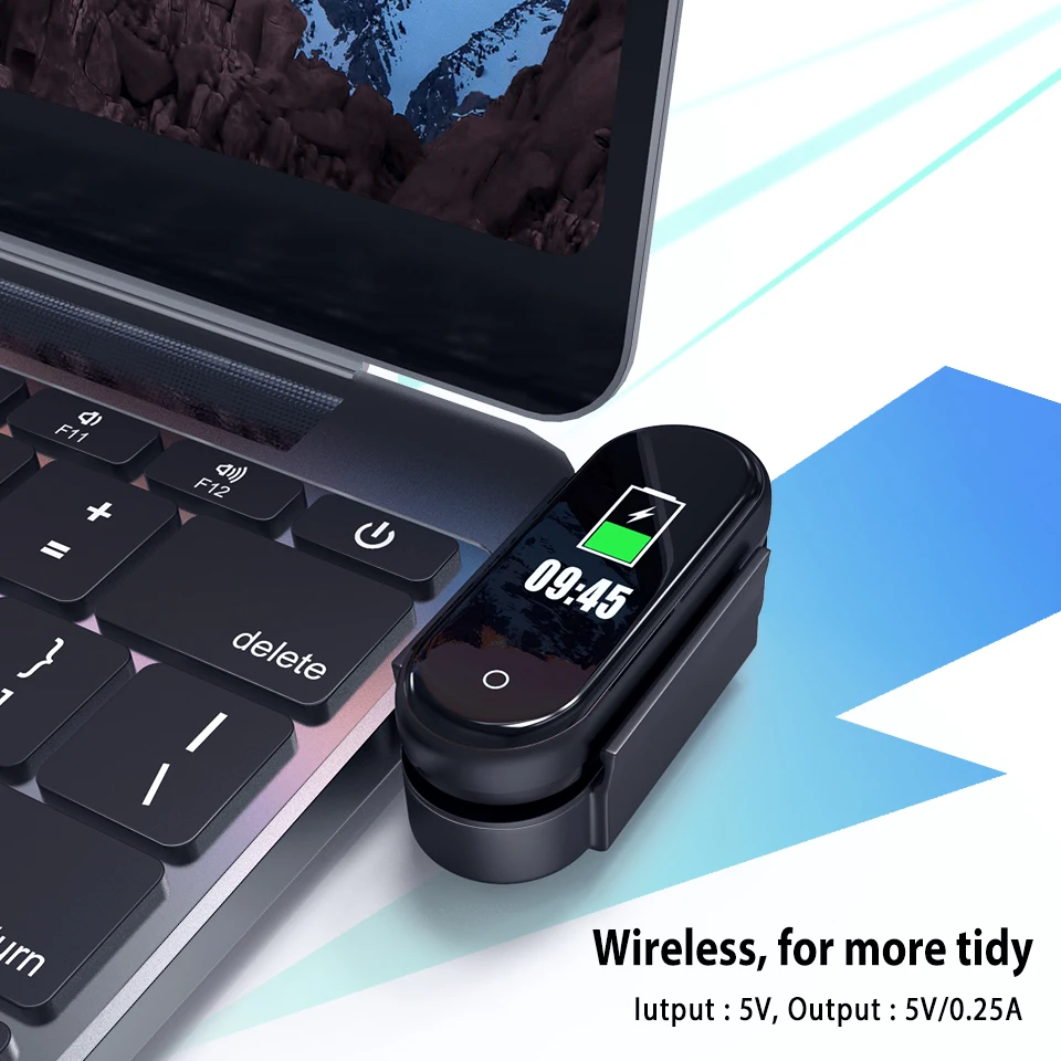 Портативный Usb кабель для зарядного устройства Xiaomi Mi Band 4 зарядный провод